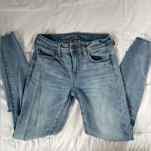 American Eagle Outfitters Mid-Rised, Distressed Jeans